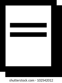 Book cover - Vector icon isolated