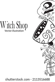 Book cover from the witch shop