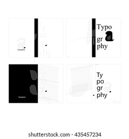 Book covers with graphic design