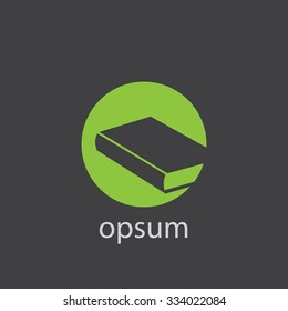 book cut identity template icon design element