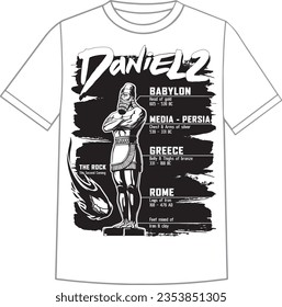 The book of Daniel Chapter 2 prophecy, T-shirt Design