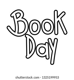 book day calligraphy message