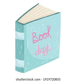book day education literature academic icon vector illustration white background