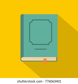 Book design icon. Flat illustration of book design vector icon for web