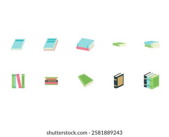 Book Design Illustration Element Set