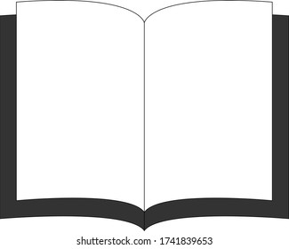 Material vectorial del logotipo de diseño del libro
