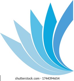 Material vectorial del logotipo de diseño del libro