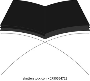 Book design logo vector stock