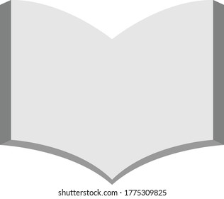 Material vectorial del logotipo de diseño del libro
