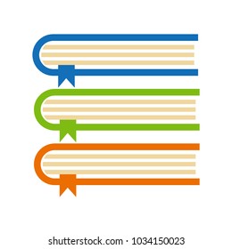 book design vector. book education logo and icon design vector.