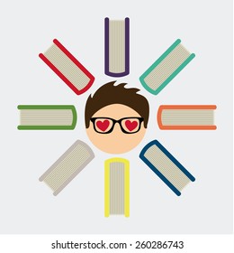 book design, vector illustration eps10 graphic 