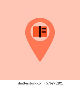 book in destination mark