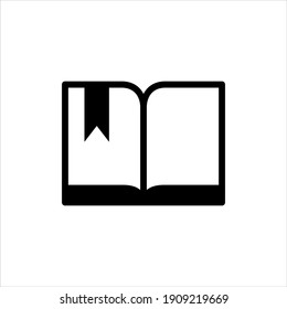 Book dictionary icon vector graphic illustration