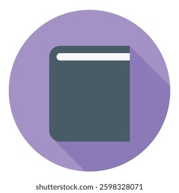 Book or document icon symbolizing knowledge, reading, education, paperwork, information.