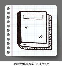 book doodle drawing
