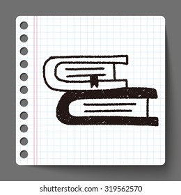 book doodle drawing