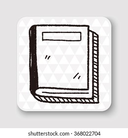 book doodle drawing