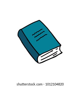 book doodle icon