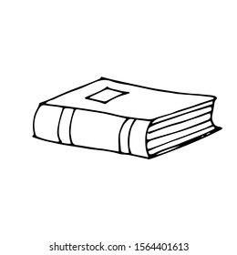 Book Doodle Icon Vector Design