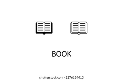 Book double icon design stock illustration