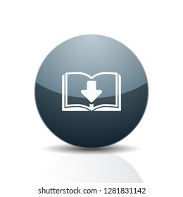 Book Download button illustration