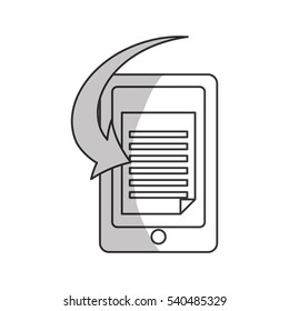 book download and cellphone related icons image vector illustration design 
