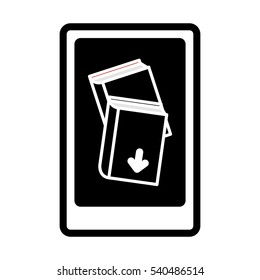 book download and cellphone related icons image vector illustration design 