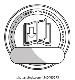 book download related icons image vector illustration design 