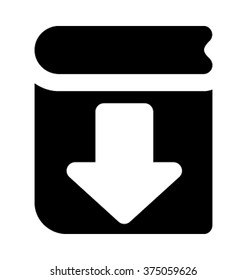 
Book Downloading Vector Illustration
