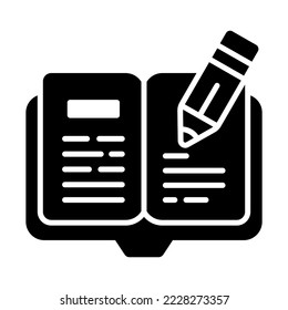 book edit, Modern concepts flat design, Premium quality vector illustration concept. Vector symbol.
