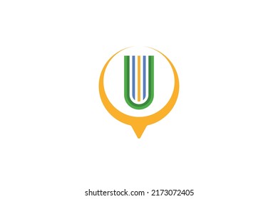 Book Education Colored Logo Vector