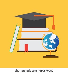 book. education design concept. vector illustration.