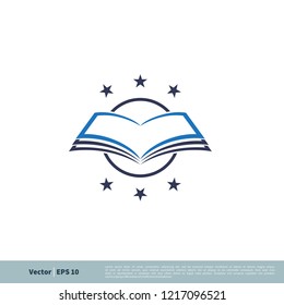 book education element logo template