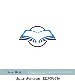 book education element logo template