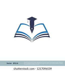 book education element logo template