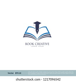 book education element logo template