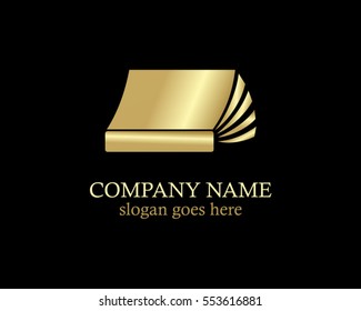 book education gold logo