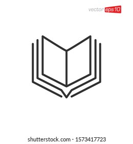 Book Education Icon Design Vector