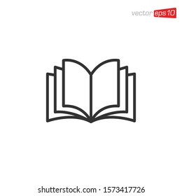 Book Education Icon Design Vector