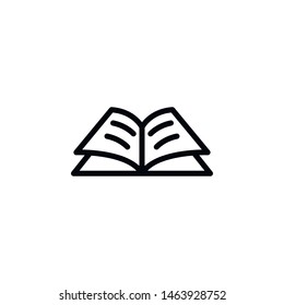 Book, education icon. Element of Education icon. Thin line icon