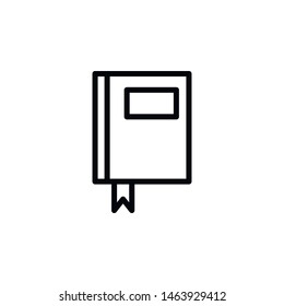 Book, education icon. Element of Education icon. Thin line icon