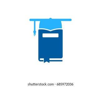 Book Education Icon Logo Design Element