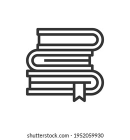 book education icon vector .