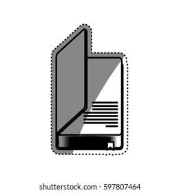 Book and education icon vector illustration graphic design