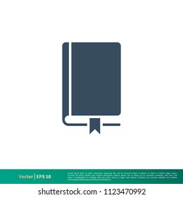 Book - Education Icon Vector Logo Template Illustration Design. Vector EPS 10.