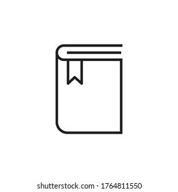 book, education icon vector sign symbol isolated