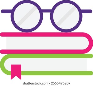 Book Education Learning Icon Vector Flat Illustration