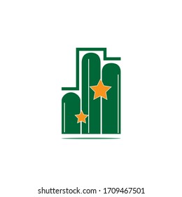 Book education logo design concept
