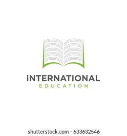 book education logo icon vector template