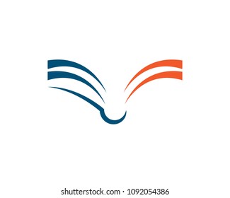 Book Education Logo Template vector illustration design